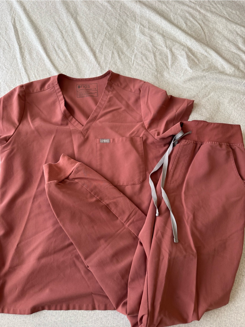 Figs Technical Collection Zamora high waisted joggers and Catarina scrub top